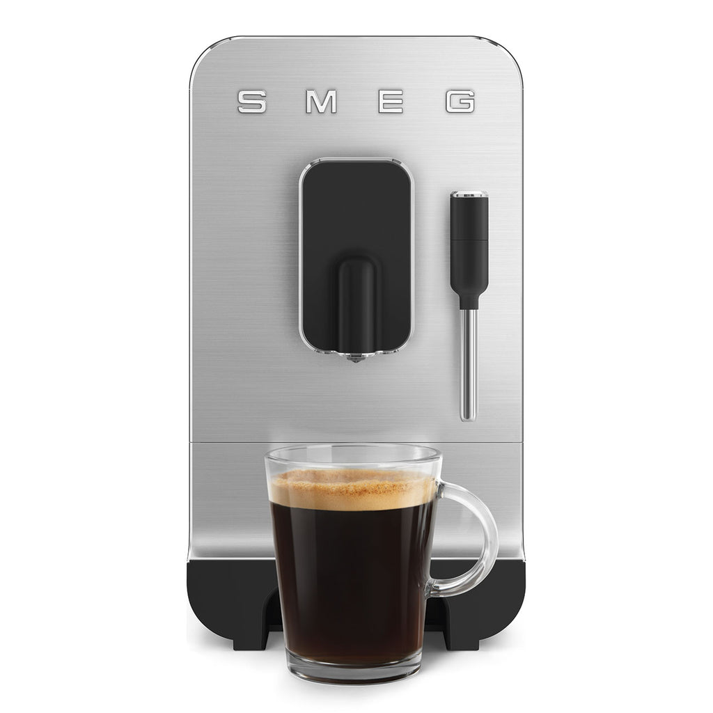 BCC12BLMEU Automatic Coffee Machine with Built-in Grinder & Steam Wand (Black)