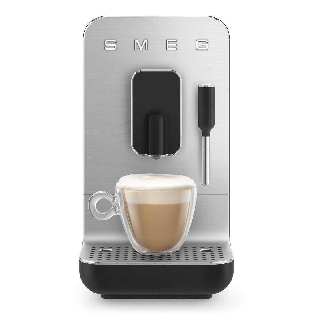 BCC12BLMEU Automatic Coffee Machine with Built-in Grinder & Steam Wand (Black)