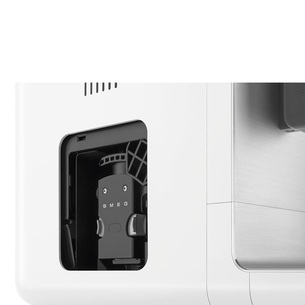 BCC13WHMEU Automatic Coffee Machine with Built-in Grinder & Milk System (White)
