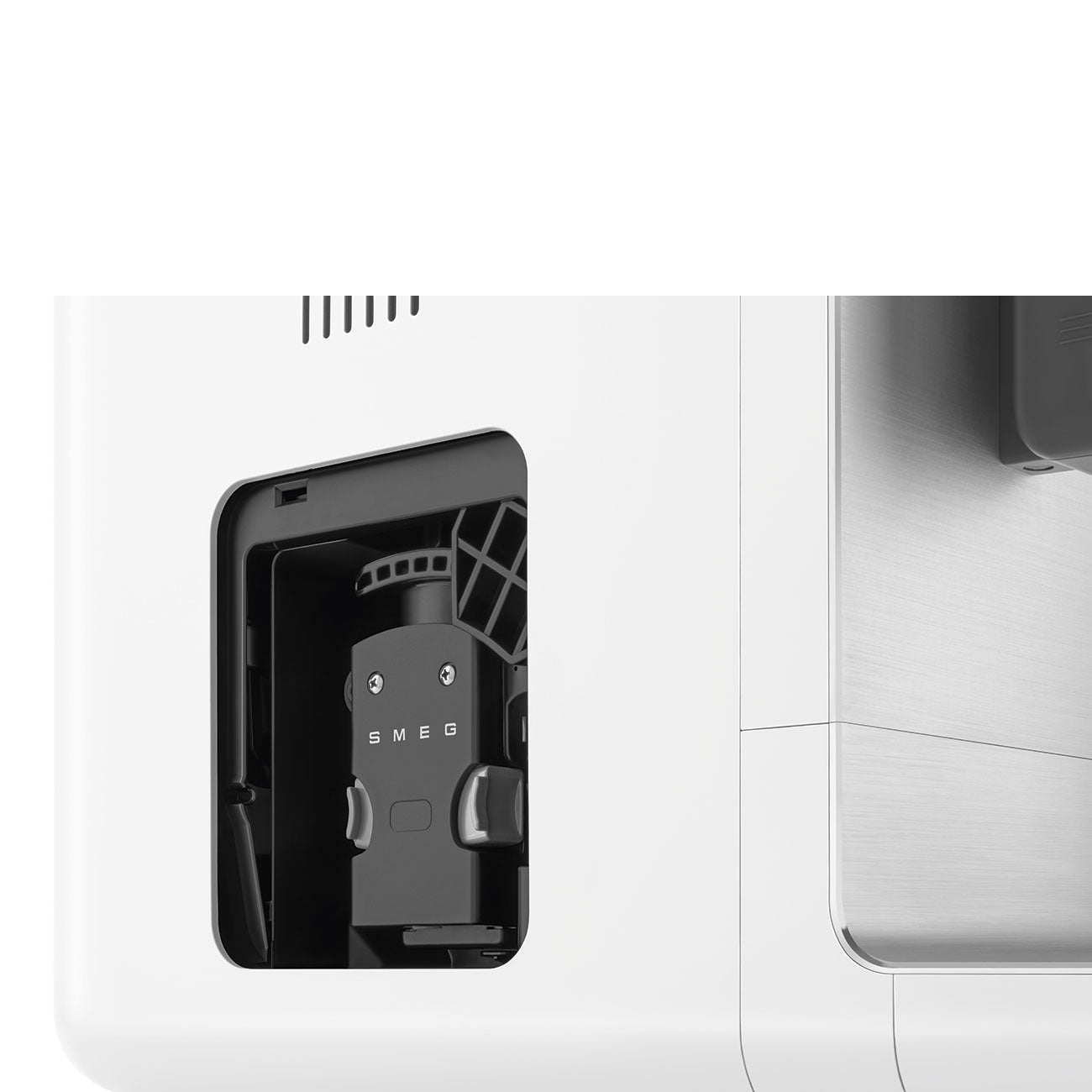 BCC13WHMEU Automatic Coffee Machine with Built-in Grinder & Milk System (White)