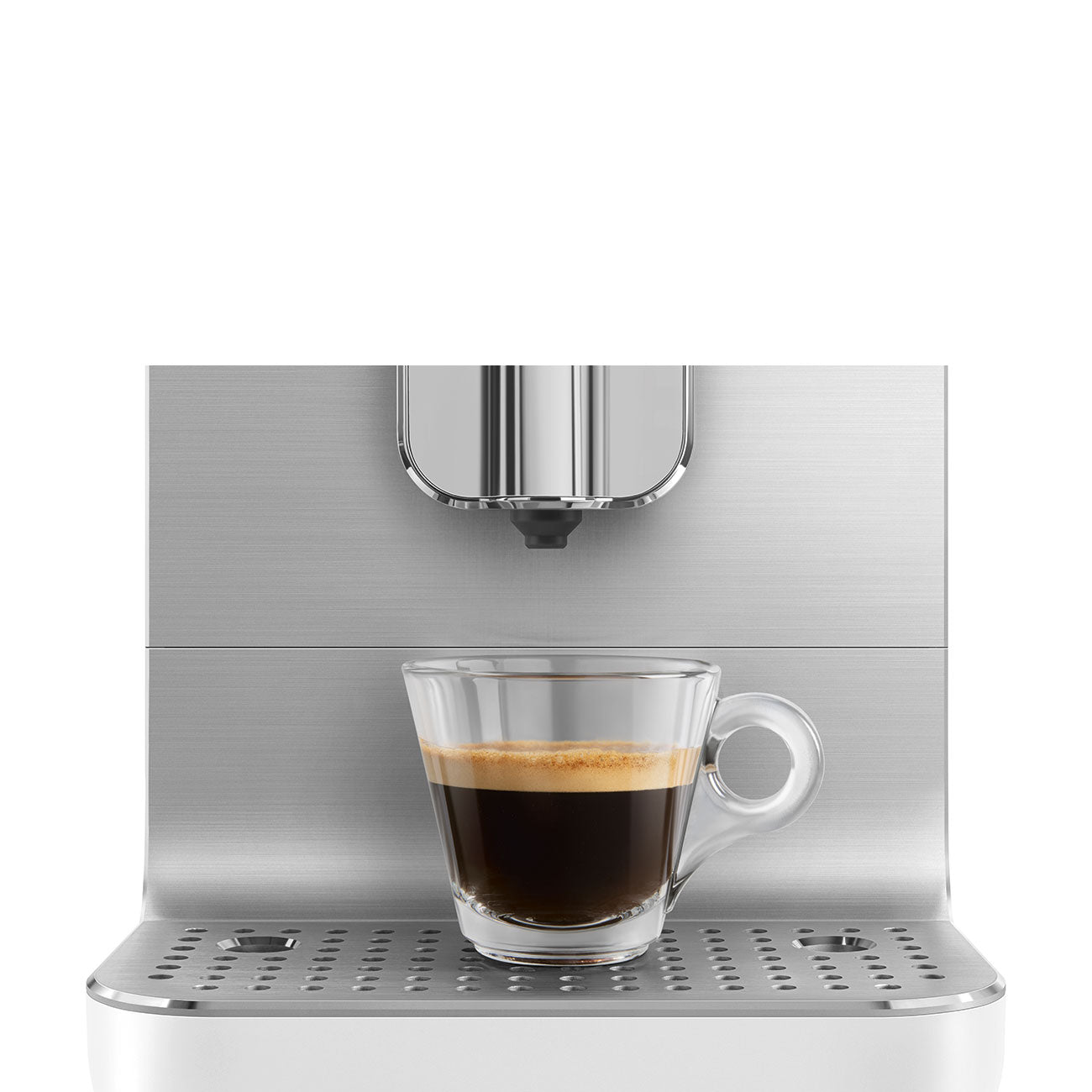 BCC13WHMEU Automatic Coffee Machine with Built-in Grinder & Milk System (White)
