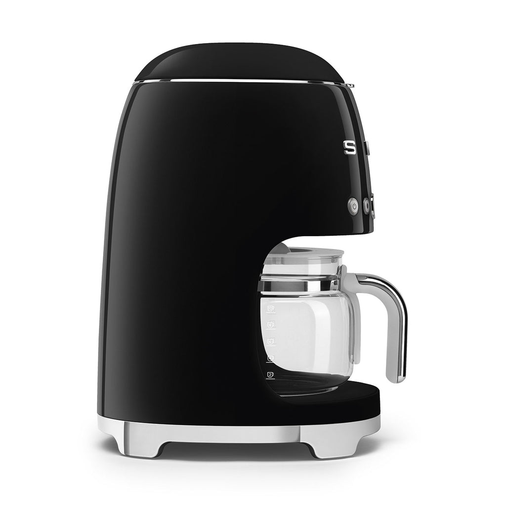 DCF02BLEU Drip Coffee Machine (Black 50's Style Aesthetic)
