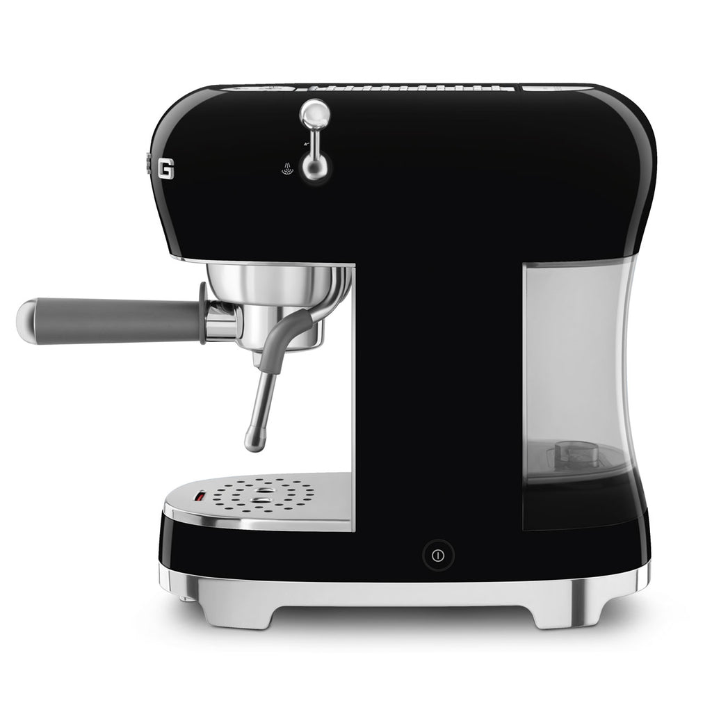 ECF02BLEU Espresso Coffee Machine With Steam Wand (Black)