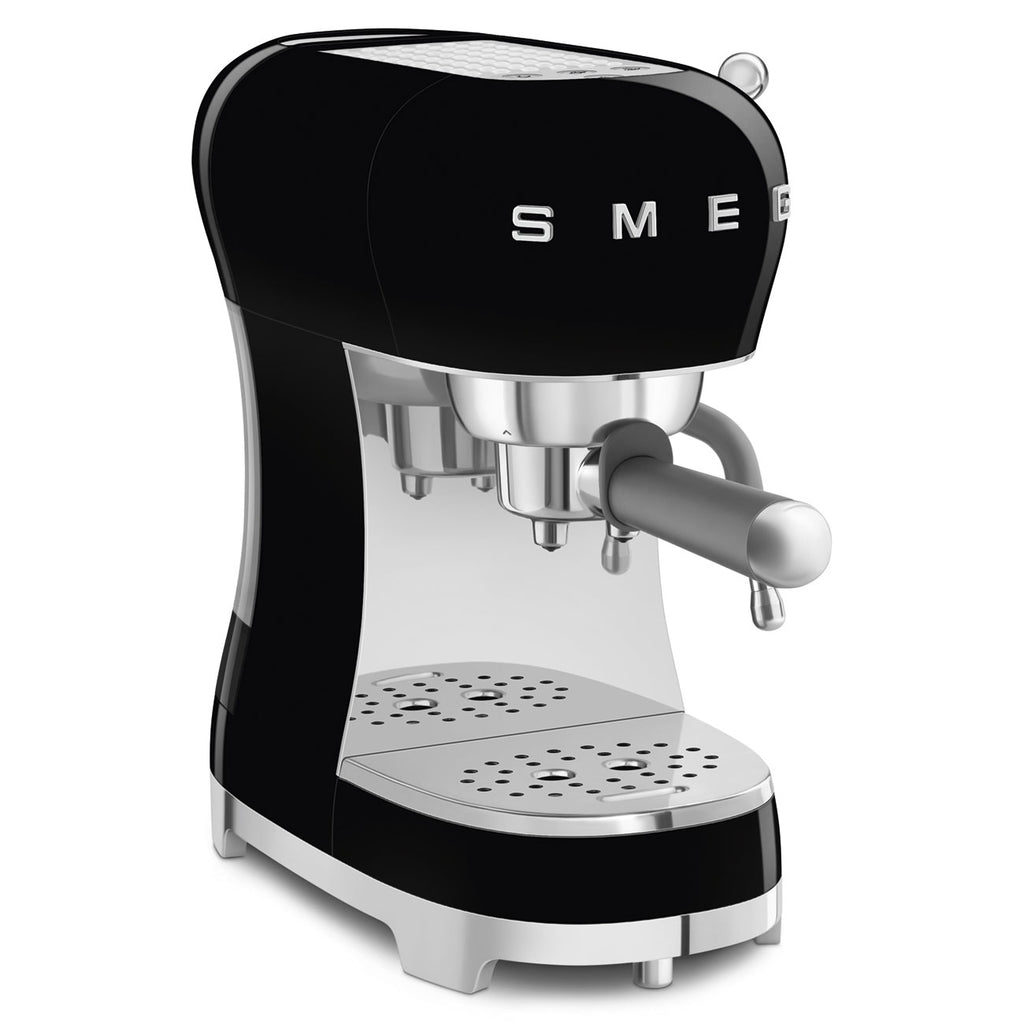 ECF02BLEU Espresso Coffee Machine With Steam Wand (Black)