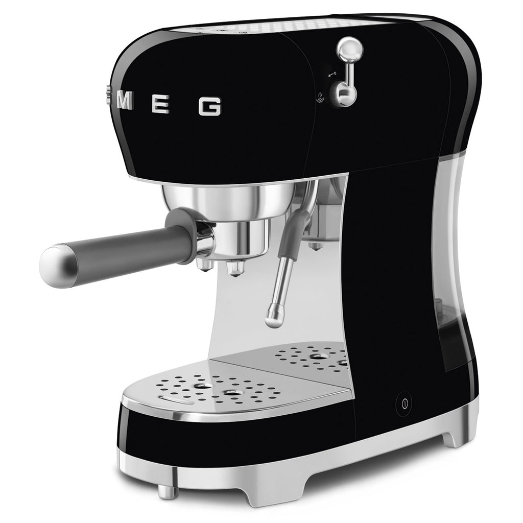 ECF02BLEU Espresso Coffee Machine With Steam Wand (Black)