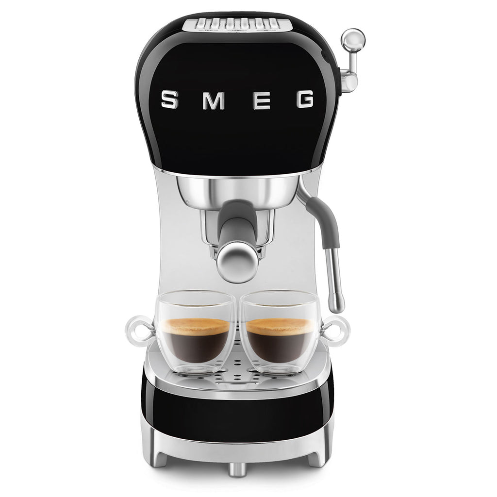 ECF02BLEU Espresso Coffee Machine With Steam Wand (Black)