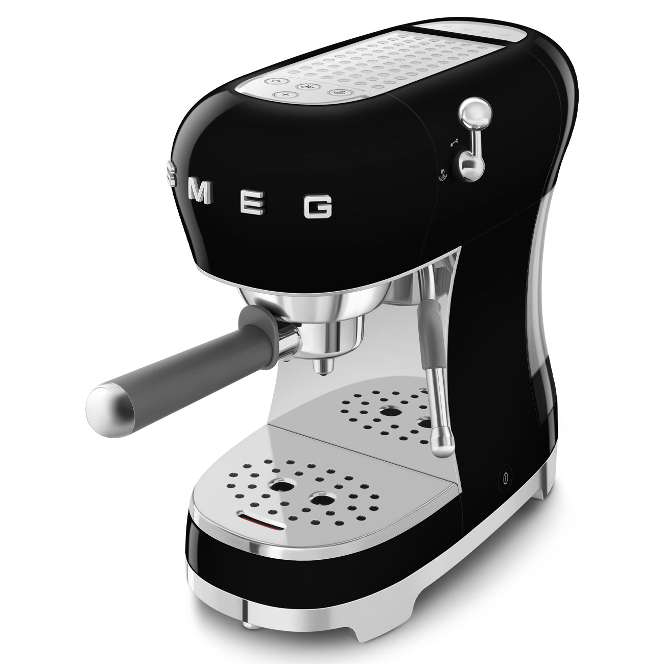 ECF02BLEU Espresso Coffee Machine With Steam Wand (Black)