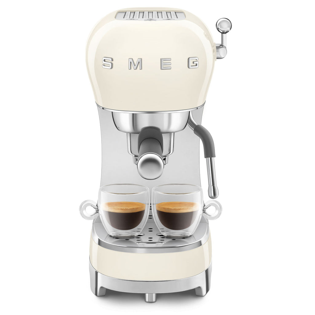 ECF02CREU Espresso Coffee Machine With Steam Wand (Cream)