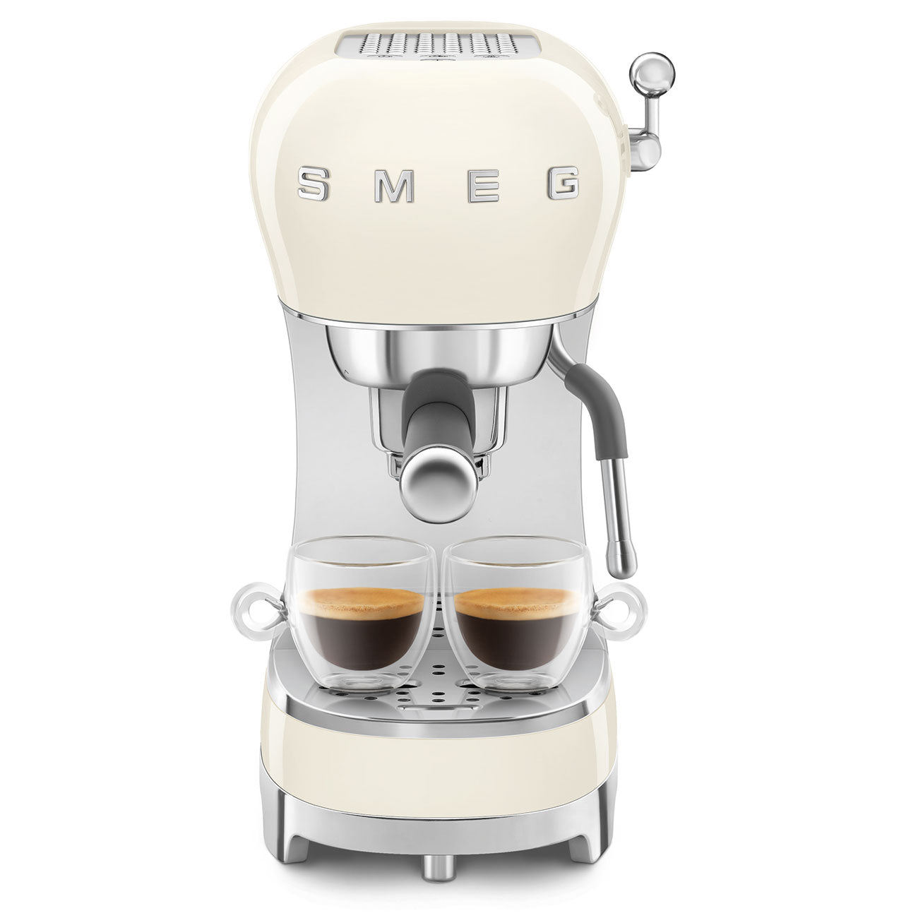 ECF02CREU Espresso Coffee Machine With Steam Wand (Cream)