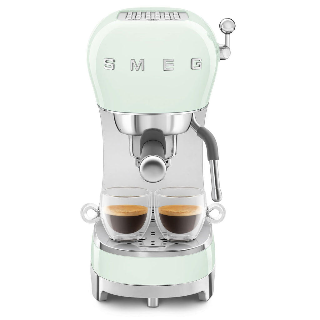 ECF02PGEU Espresso Coffee Machine With Steam Wand (Pastel Green)