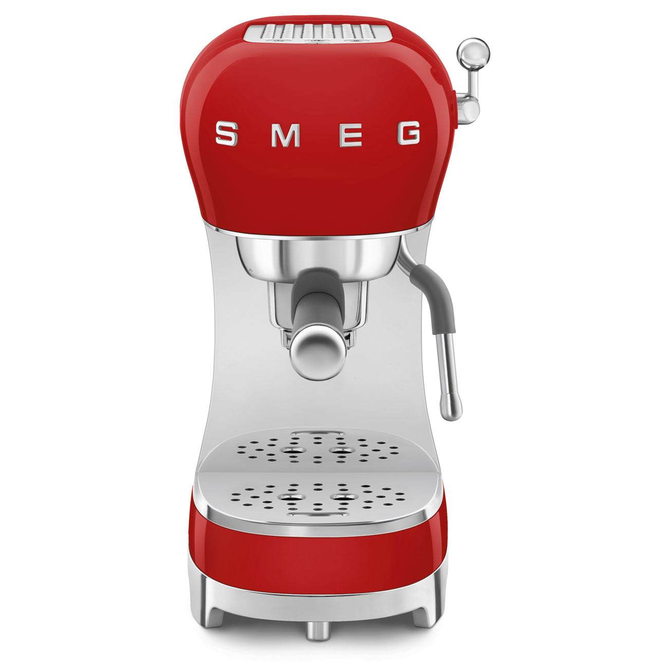 ECF02RDEU Espresso Coffee Machine With Steam Wand (Red)