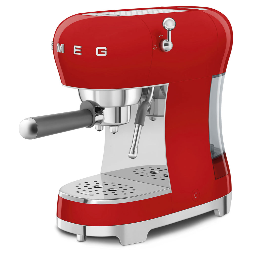 ECF02RDEU Espresso Coffee Machine With Steam Wand (Red)