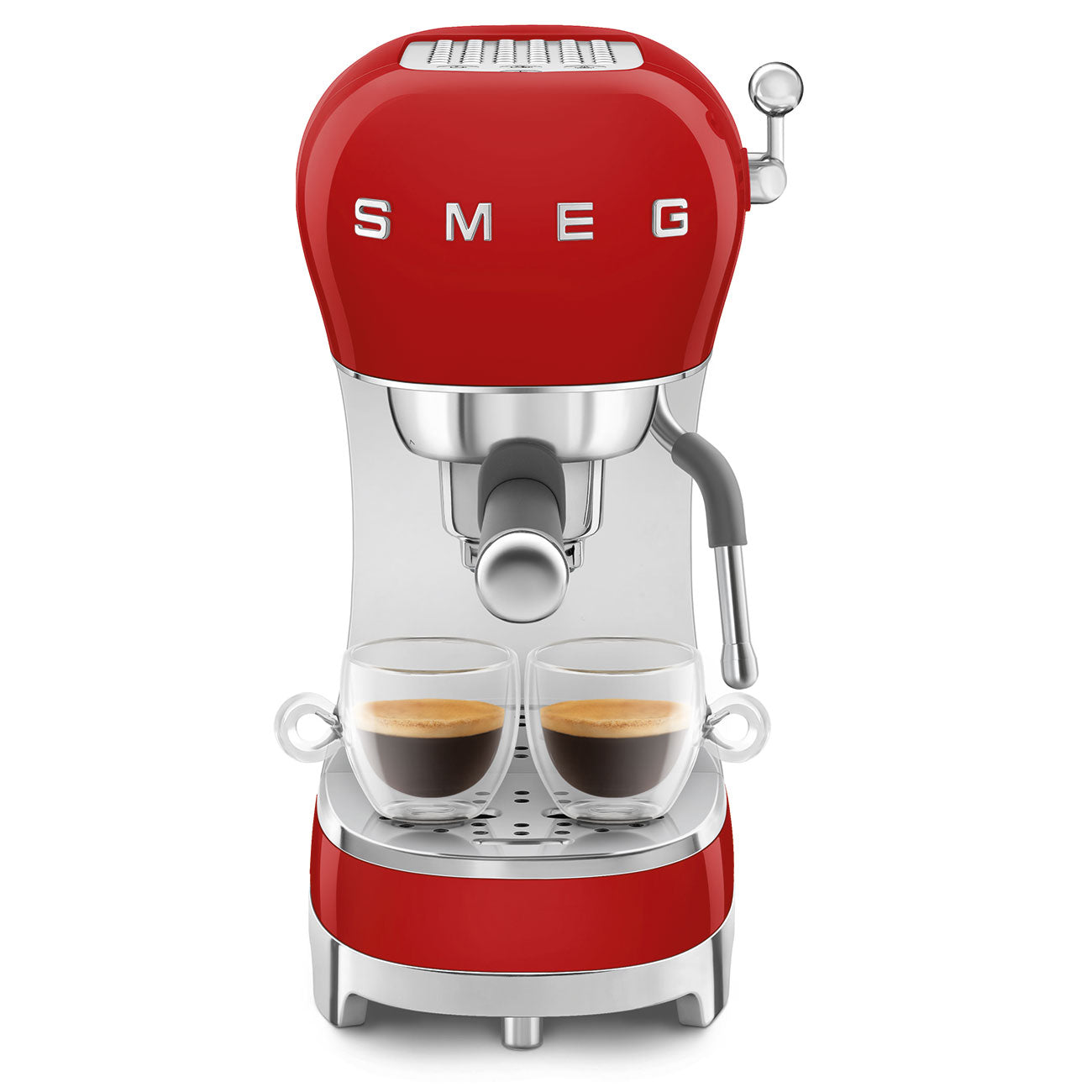ECF02RDEU Espresso Coffee Machine With Steam Wand (Red)