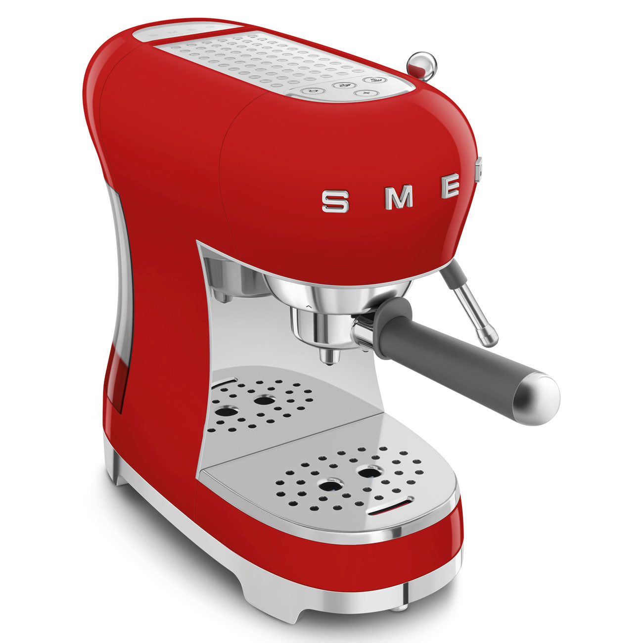 ECF02RDEU Espresso Coffee Machine With Steam Wand (Red)