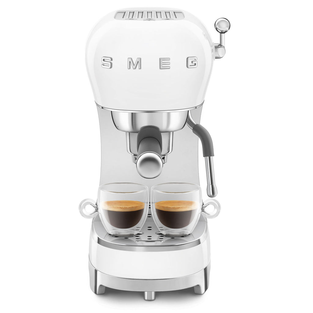 ECF02WHEU Espresso Coffee Machine With Steam Wand (White)