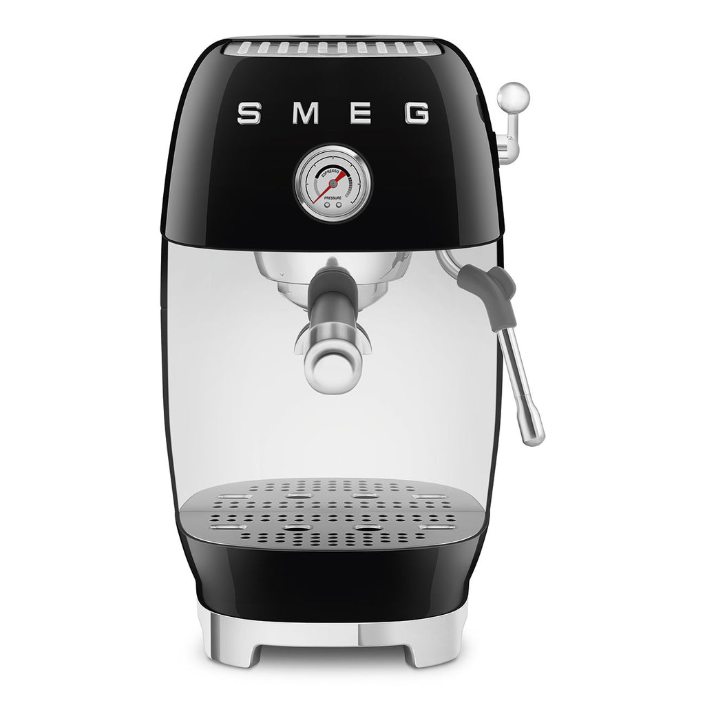 ECF03BLEU Espresso Cold Brew Coffee Machine with Steam Wand (Black)