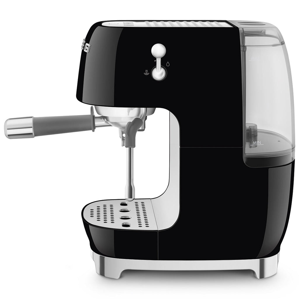 ECF03BLEU Espresso Cold Brew Coffee Machine with Steam Wand (Black)