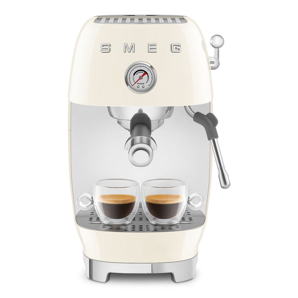 ECF03CREU Espresso Cold Brew Coffee Machine with Steam Wand (Cream)