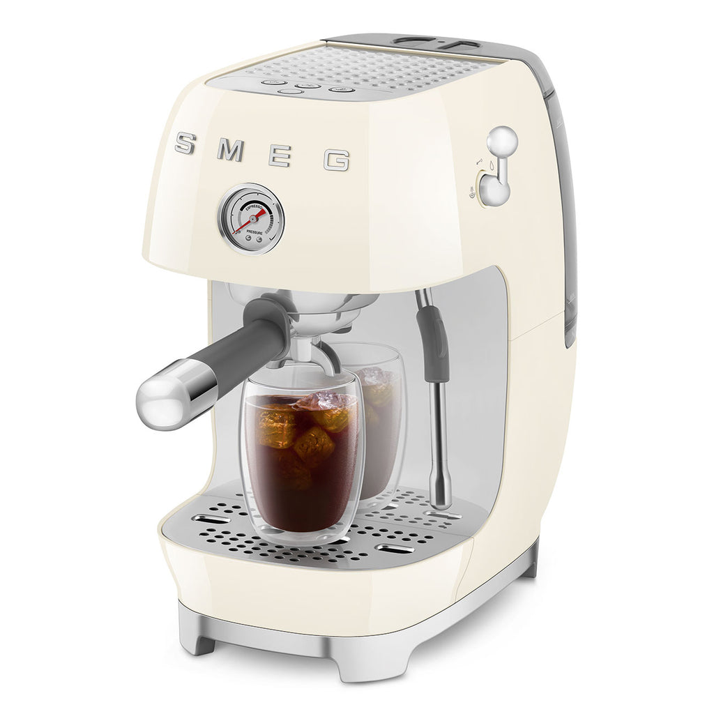 ECF03CREU Espresso Cold Brew Coffee Machine with Steam Wand (Cream)