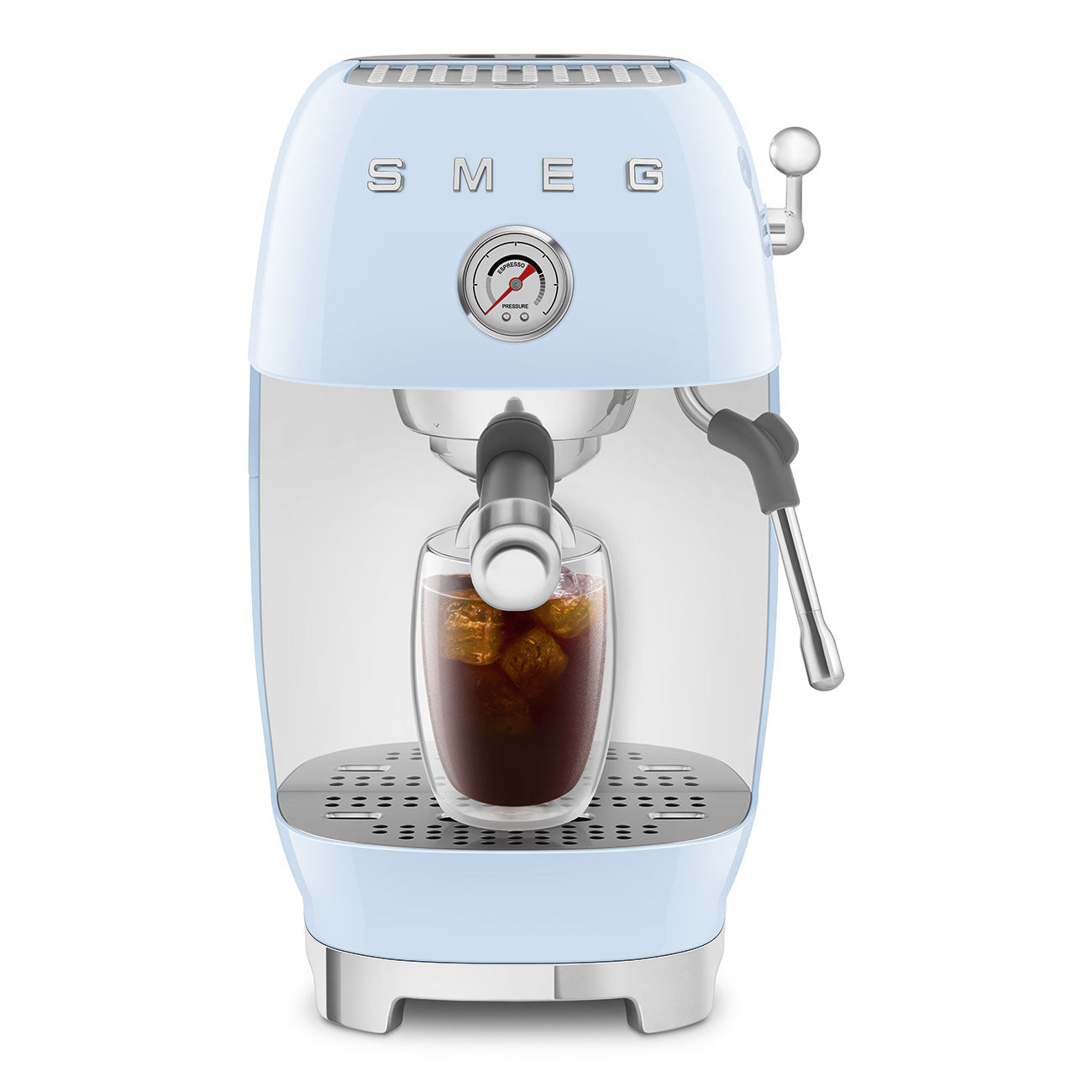 ECF03PBEU Espresso Cold Brew Coffee Machine with Steam Wand (Pastel Blue)