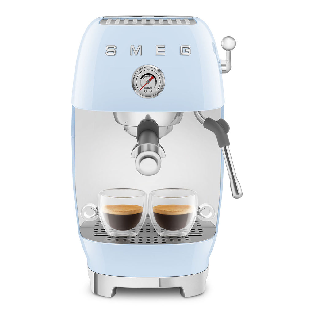 ECF03PBEU Espresso Cold Brew Coffee Machine with Steam Wand (Pastel Blue)