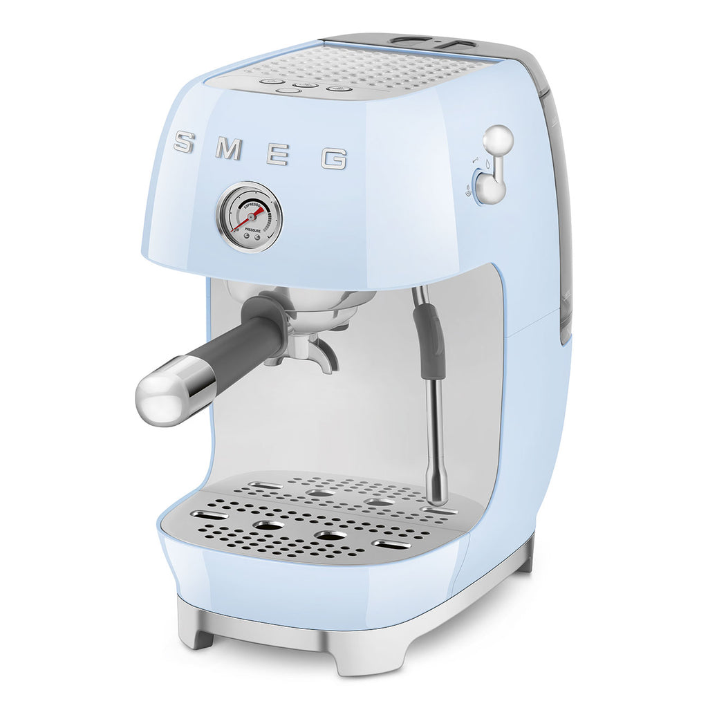 ECF03PBEU Espresso Cold Brew Coffee Machine with Steam Wand (Pastel Blue)