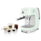 ECF03PGEU Espresso Cold Brew Coffee Machine with Steam Wand (Pastel Green)
