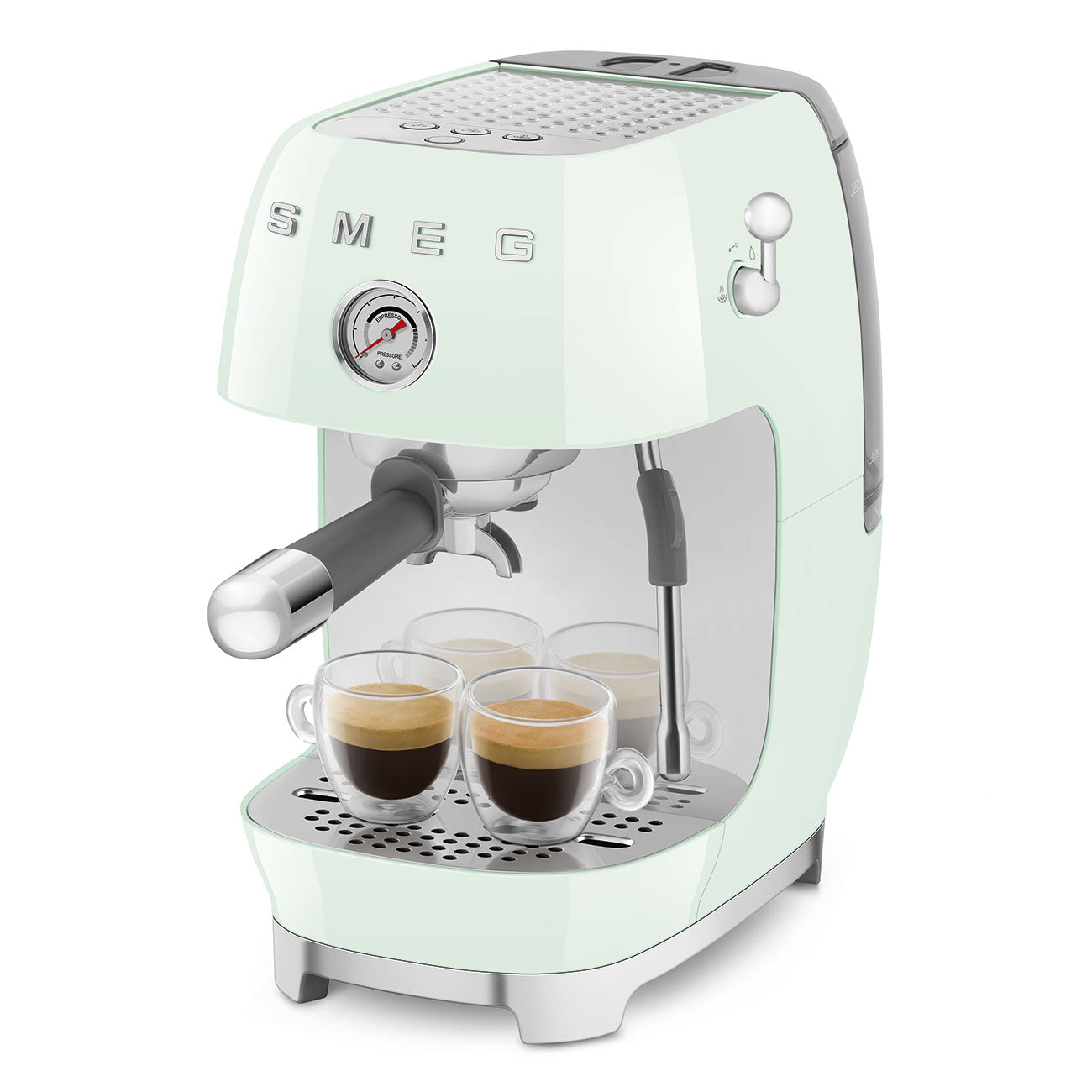 ECF03PGEU Espresso Cold Brew Coffee Machine with Steam Wand (Pastel Green)