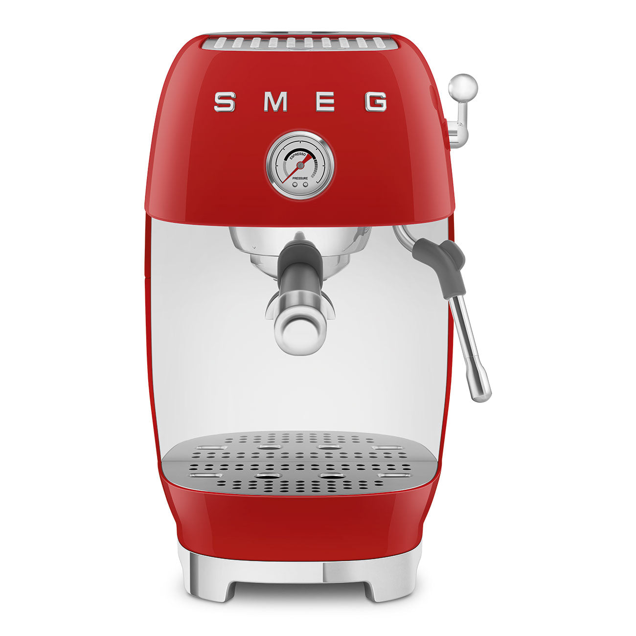 ECF03RDEU Espresso Cold Brew Coffee Machine with Steam Wand (Red)