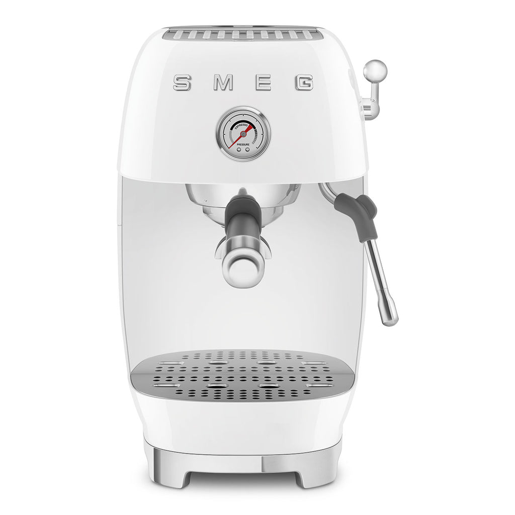 ECF03WHEU Espresso Cold Brew Coffee Machine with Steam Wand (White)