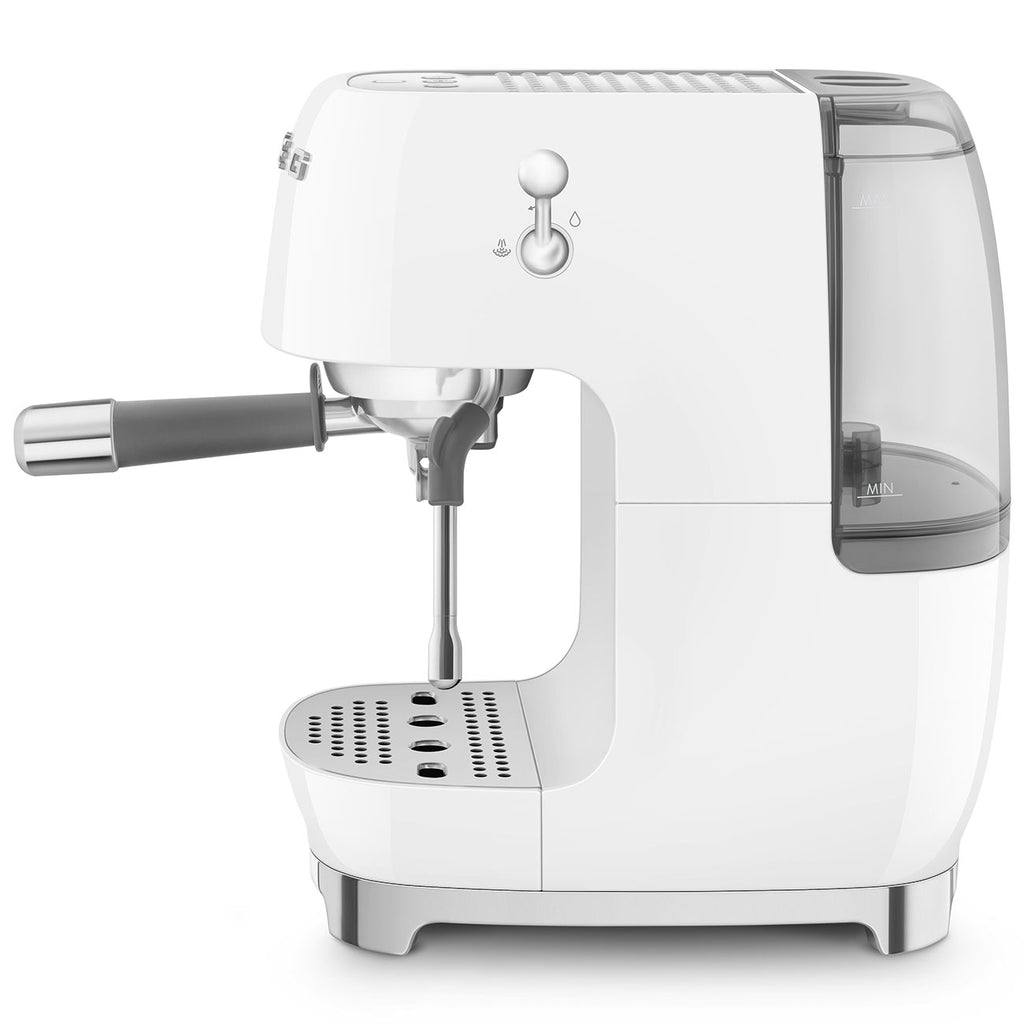 ECF03WHEU Espresso Cold Brew Coffee Machine with Steam Wand (White)