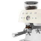 EGF03CREU Professional Coffee Machine with Built-In Grinder & Steam Wand (Cream)