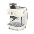 EGF03CREU Professional Coffee Machine with Built-In Grinder & Steam Wand (Cream)