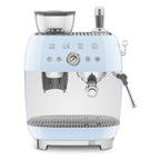EGF03PBEU Professional Coffee Machine with Built-In Grinder & Steam Wand (Pastel Blue)