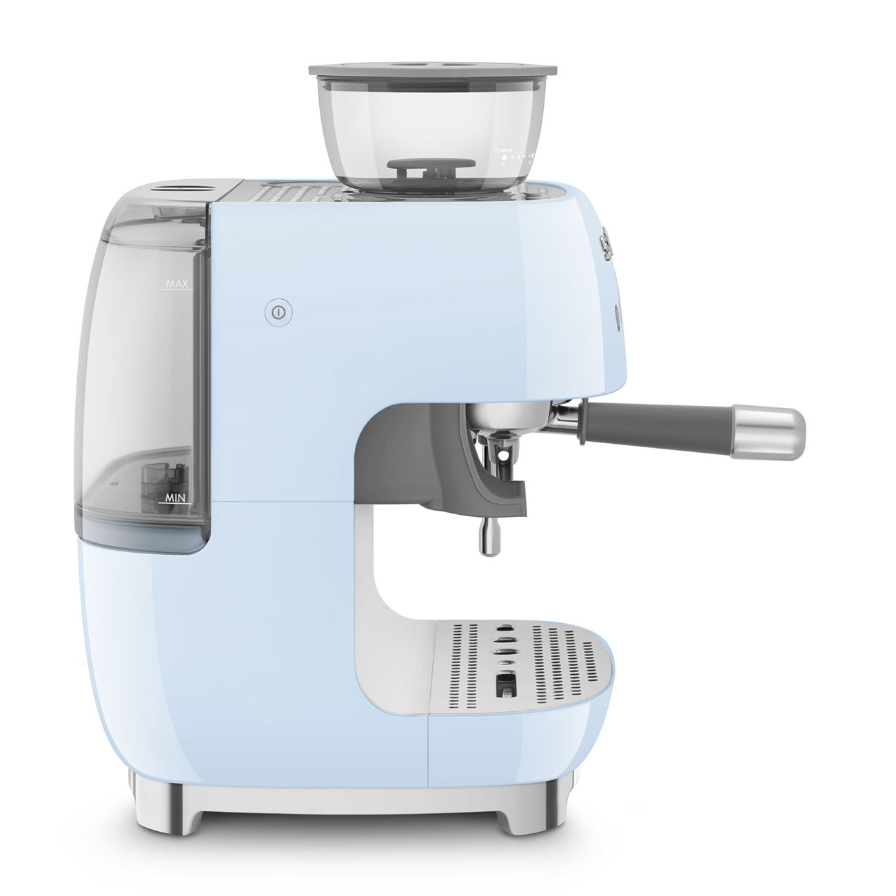 EGF03PBEU Professional Coffee Machine with Built-In Grinder & Steam Wand (Pastel Blue)