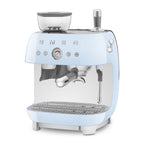 EGF03PBEU Professional Coffee Machine with Built-In Grinder & Steam Wand (Pastel Blue)