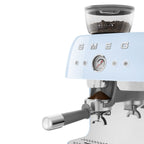 EGF03PBEU Professional Coffee Machine with Built-In Grinder & Steam Wand (Pastel Blue)