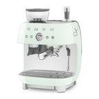 EGF03PGEU Professional Coffee Machine with Built-In Grinder & Steam Wand (Pastel Green)