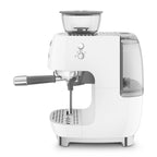 EGF03WHEU Professional Coffee Machine with Built-In Grinder & Steam Wand (White)