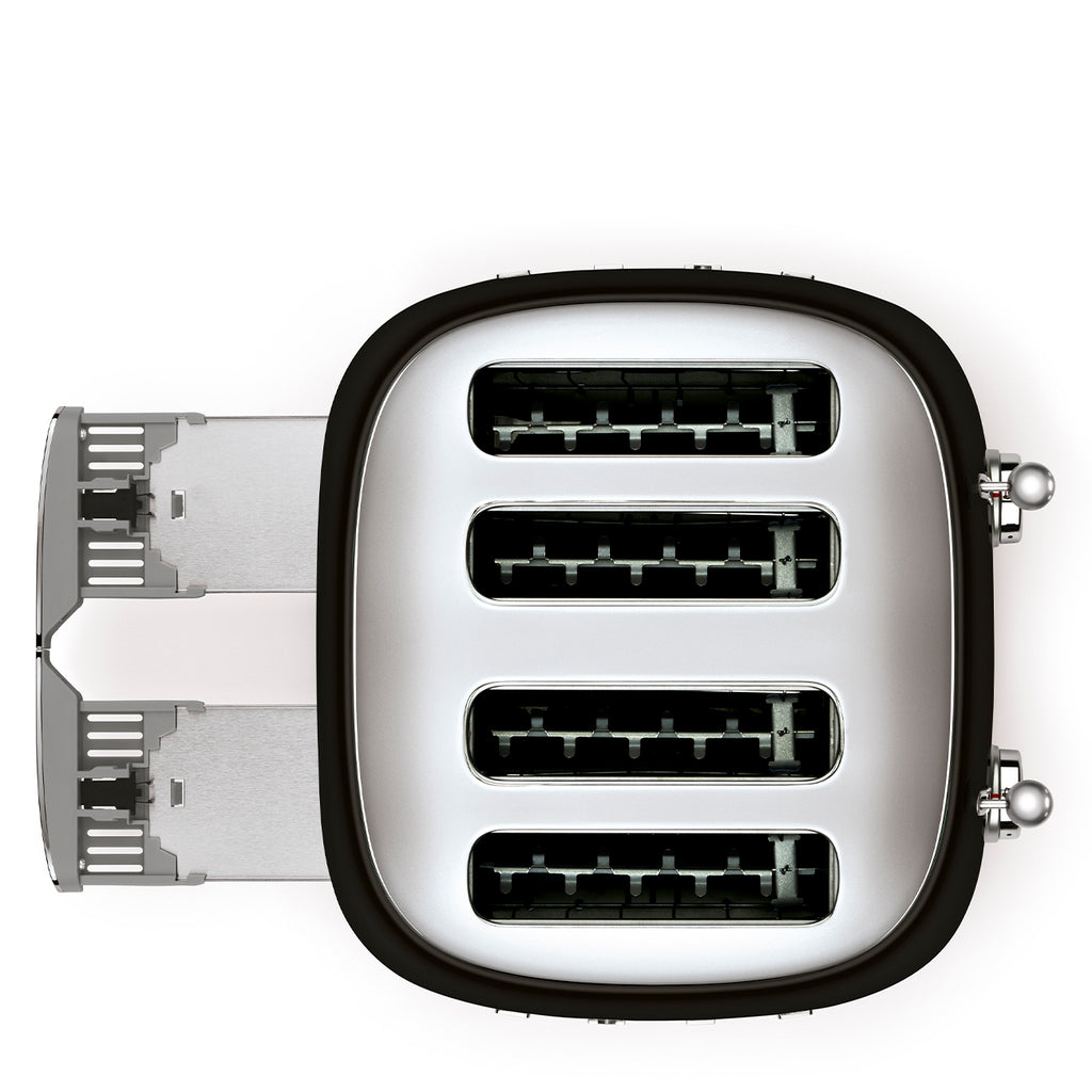 TSF03BLEU 4 Wide Slot Toaster (Black)