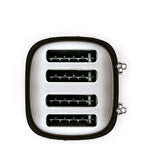 TSF03BLEU 4 Wide Slot Toaster (Black)