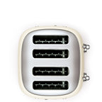 TSF03CREU 4 Wide Slot Toaster (Cream)
