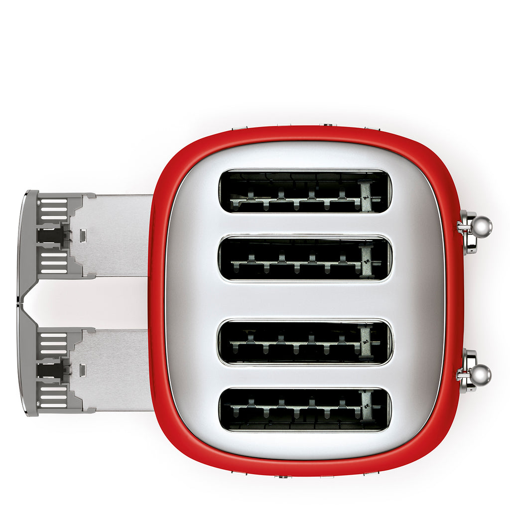 TSF03RDEU 4 Wide Slot Toaster (Red)