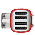 TSF03RDEU 4 Wide Slot Toaster (Red)