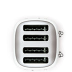 TSF03WHEU 4 Wide Slot Toaster (White)